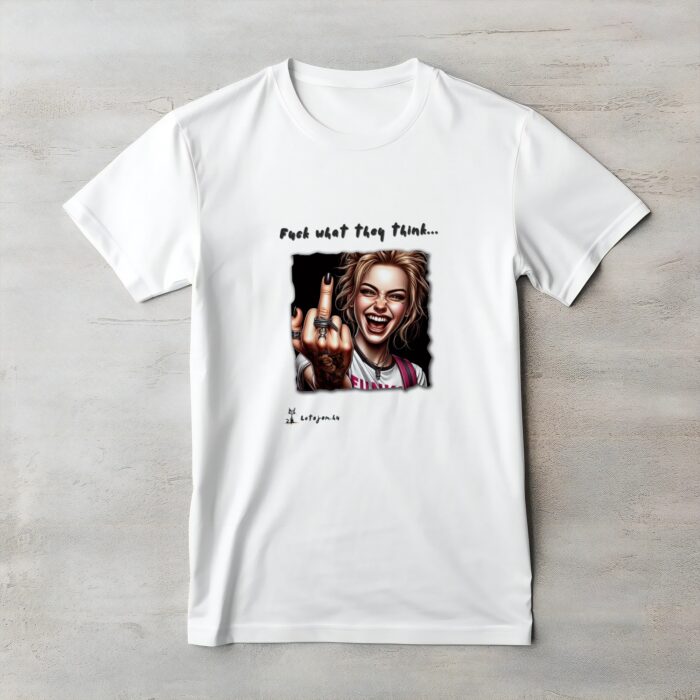 Fuck what they think - póló
