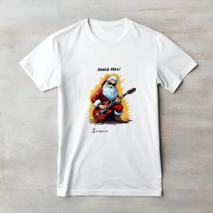 Jingle Hell Santa - póló